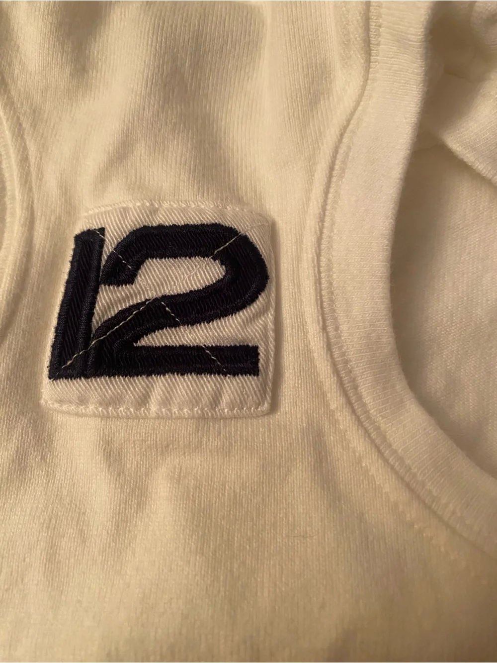 Ralph Lauren Girls White Sleeveless Hooded Nautical Crest Polo Dress 6X